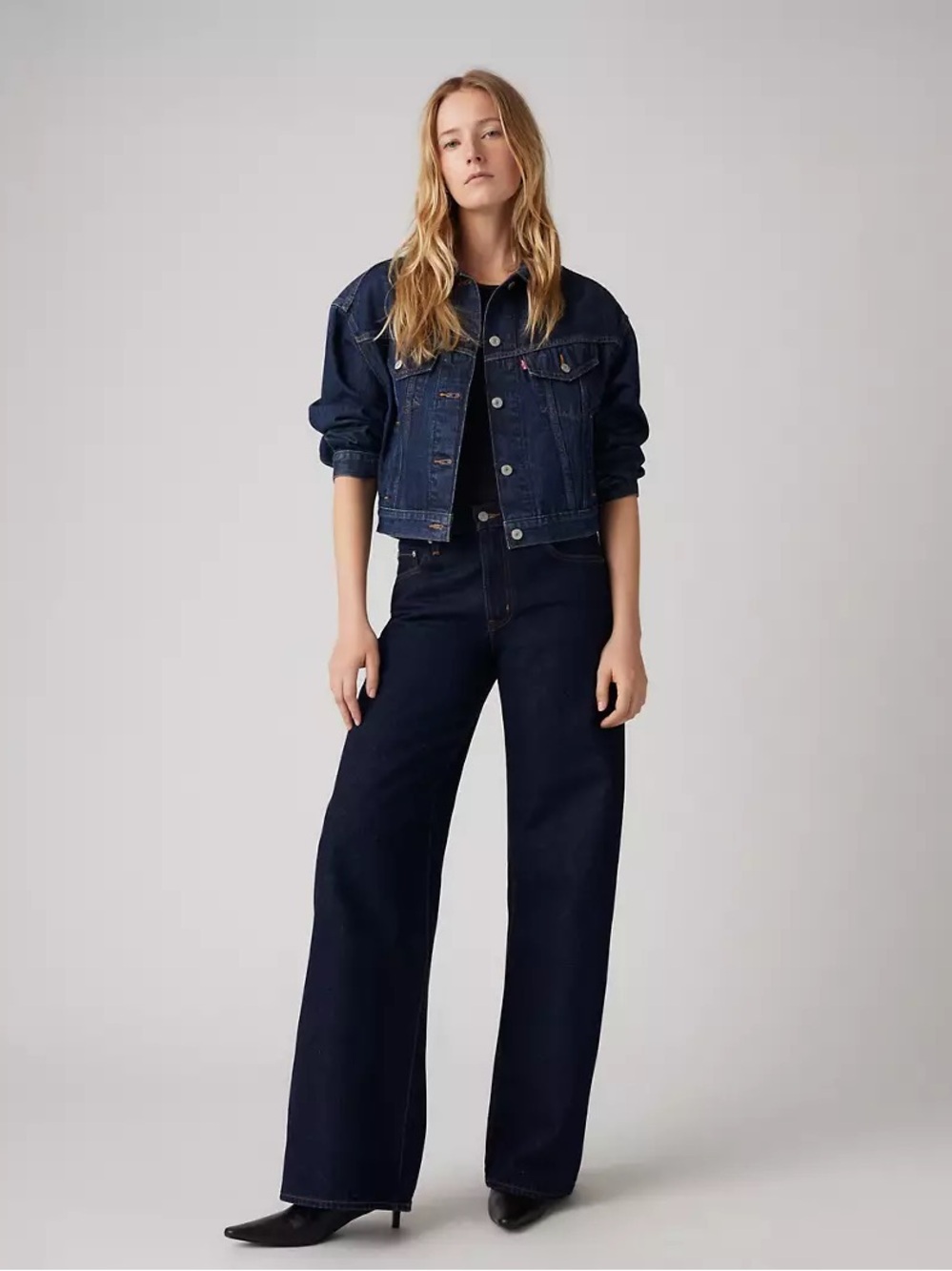 Levi’s XL Straight Dream Nice Dreams Dark Wash Jeans | 29 x 33